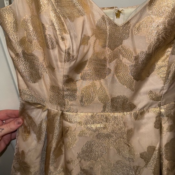 Lilly Pulitzer Gold and Champagne High Low Dress - Picture 7 of 11